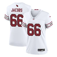 Demontrey Jacobs Women's Nike White Arizona Cardinals Custom Game Jersey