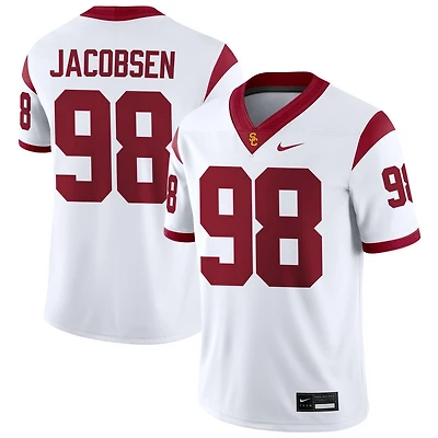 Cash Jacobsen Men's Nike Cardinal USC Trojans NIL Pick-A-Player Game Jersey