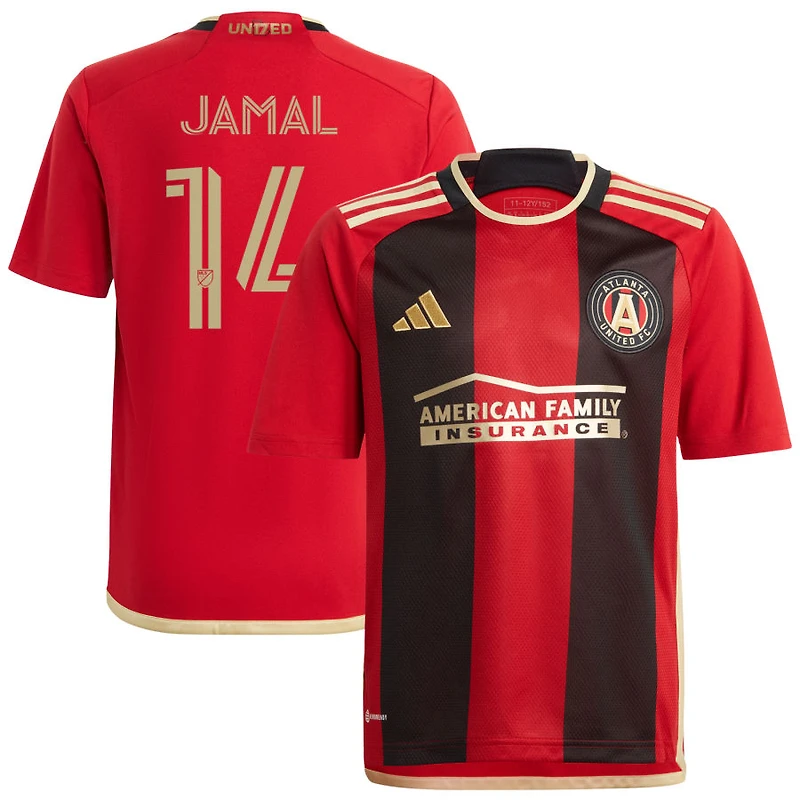 Jamal Thiare Jamal Youth adidas Black Atlanta United FC 2023 The 17s' Kit Replica Custom Jersey