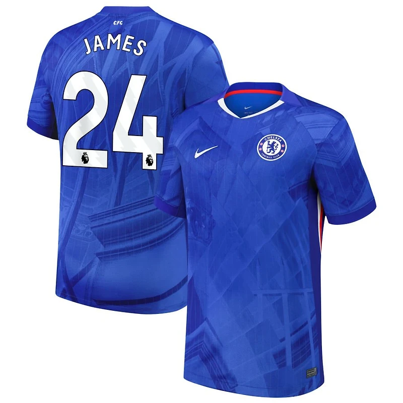 Reece James Men's Nike  Blue Chelsea 2025/26 Home Replica Custom Jersey
