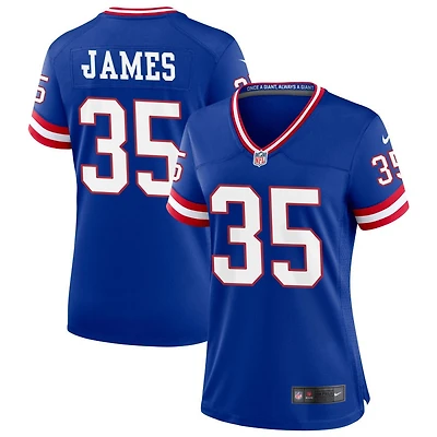 LaMareon James Women's Nike Royal New York Giants Classic Custom Game Jersey