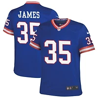 LaMareon James Youth Nike Royal New York Giants Classic Custom Game Jersey