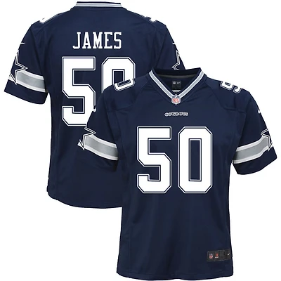 Shemar James Youth Nike Navy Dallas Cowboys Custom Game Jersey