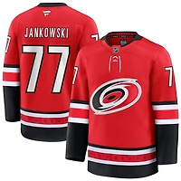 Mark Jankowski Men's Fanatics Red Carolina Hurricanes Alternate Premium Custom Jersey