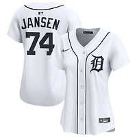 Kenley Jansen Women's Nike  White Detroit Tigers Home Limited Custom Jersey