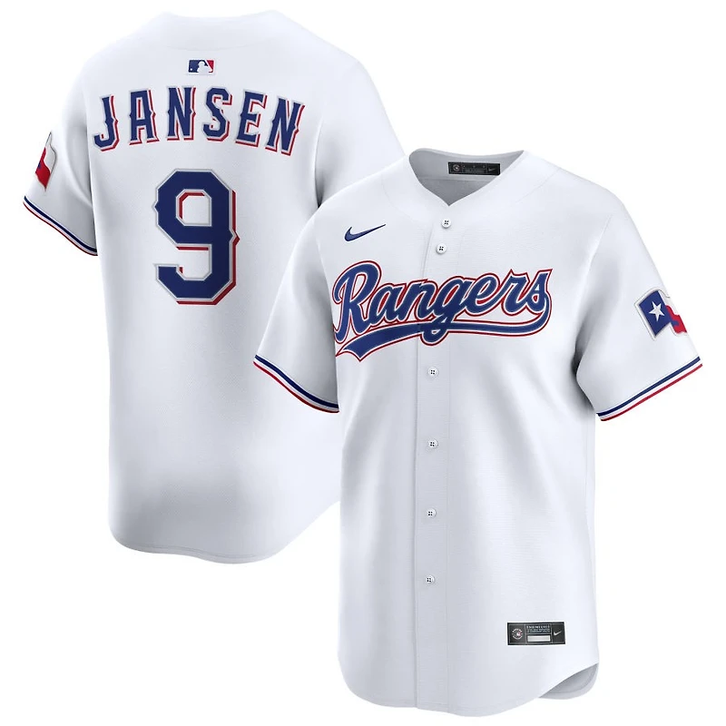 Danny Jansen Men's Nike White Texas Rangers Home Limited Custom Jersey
