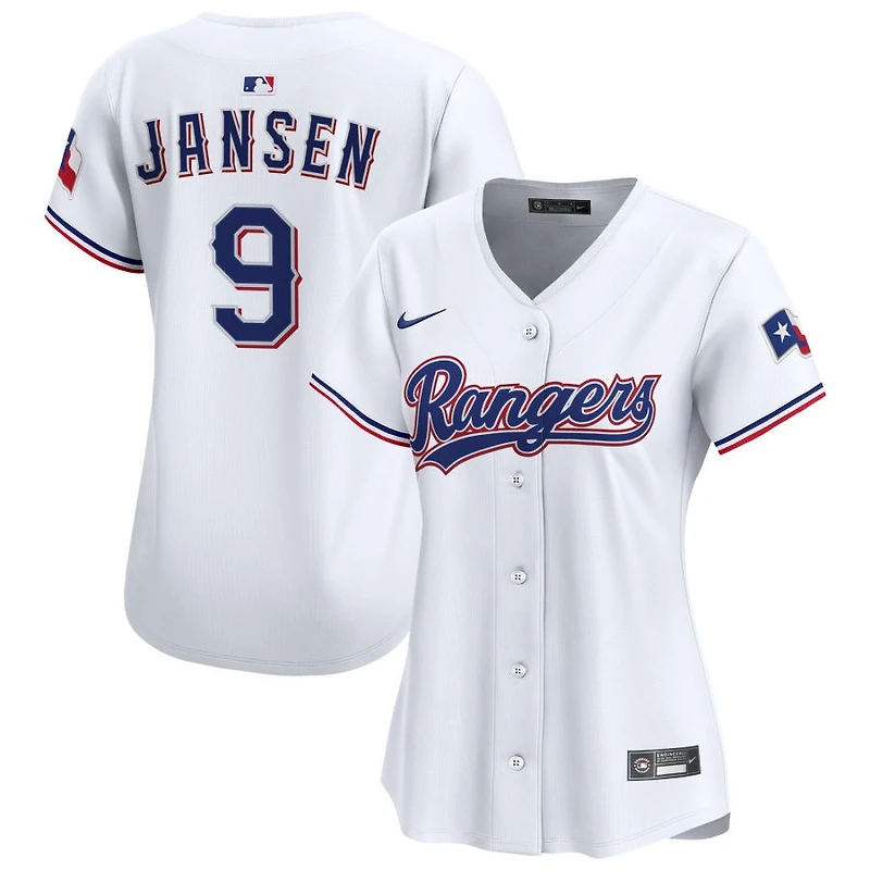 Danny Jansen Women's Nike  White Texas Rangers Home Limited Custom Jersey