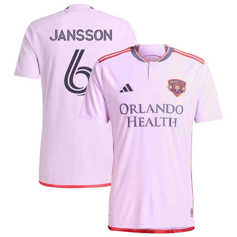 Robin Jansson Men's adidas Purple Orlando City SC 2024 Legacy Kit Replica Custom Jersey