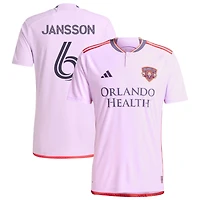 Robin Jansson Men's adidas  Purple Orlando City SC 2024 Legacy Kit Replica Custom Jersey