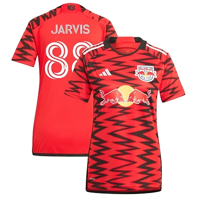 Aiden Jarvis Women's adidas  Red New York Red Bulls 2024 Legacy Replica Custom Jersey