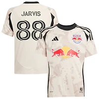 Aiden Jarvis Youth adidas  Tan New York Red Bulls 2025 Stone Kit Replica Custom Jersey