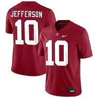 Justin Jefferson Men's Nike Crimson Alabama Crimson Tide NIL Pick-A-Player Football Replica Jersey
