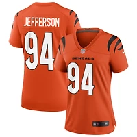 Jordan Jefferson Women's Nike Orange Cincinnati Bengals Alternate Game Custom Jersey