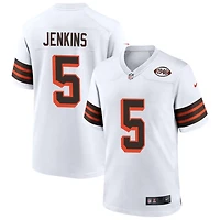 Rayshawn Jenkins Men's Nike White Cleveland Browns 1946 Collection Alternate Custom Jersey