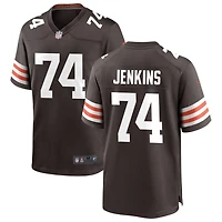 Teven Jenkins Men's Nike Cleveland Browns Brown Custom Game Jersey
