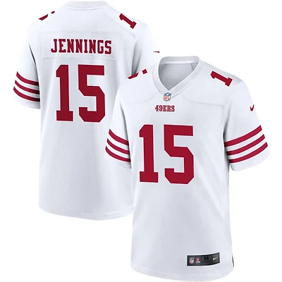 Jauan Jennings Men's Nike White San Francisco 49ers Game Custom Player Jersey