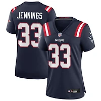 Anfernee Jennings Women's Nike Navy New England Patriots Custom Game Jersey