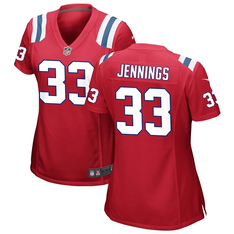 Anfernee Jennings Women's Nike Red New England Patriots Alternate Custom Jersey