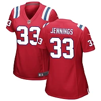 Anfernee Jennings Women's Nike Red New England Patriots Alternate Custom Jersey