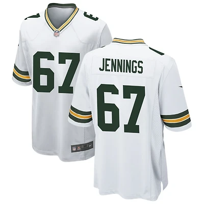 Donovan Jennings Men's Nike White Green Bay Packers Custom Game Jersey