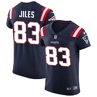 John Jiles Men's Nike Navy New England Patriots Vapor Elite Custom Jersey