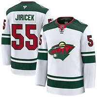 David Jiricek Men's Fanatics White Minnesota Wild Away Premium Custom Jersey