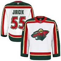 David Jiricek Men's Fanatics  White Minnesota Wild 25th Anniversary Authentic Pro Custom Jersey