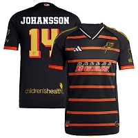 Hernan Johansson Men's adidas Black FC Dallas 2025 Third Authentic Custom Jersey