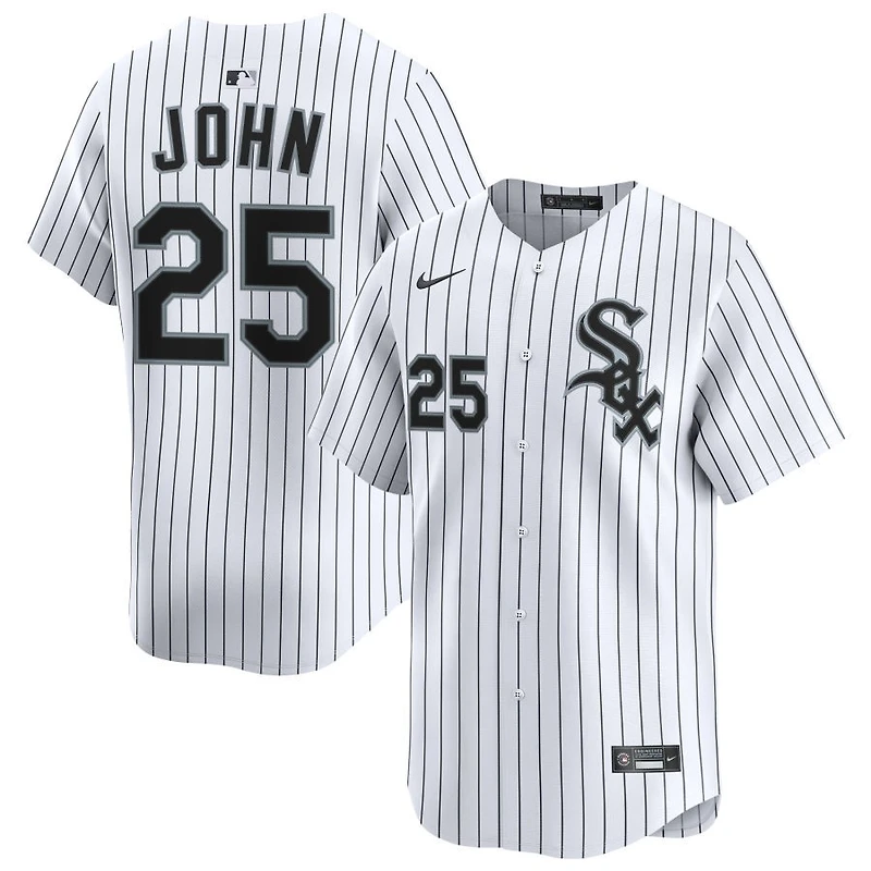 Tommy John Men's Nike White Chicago White Sox Home Limited Pick-A-Player Retired Roster Jersey
