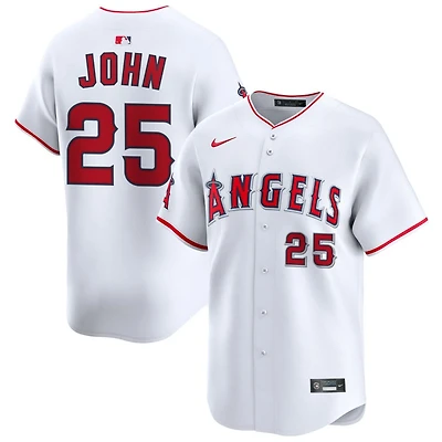 Tommy John Men's Nike White Los Angeles Angels Home Limited Pick-A-Player Retired Roster Jersey