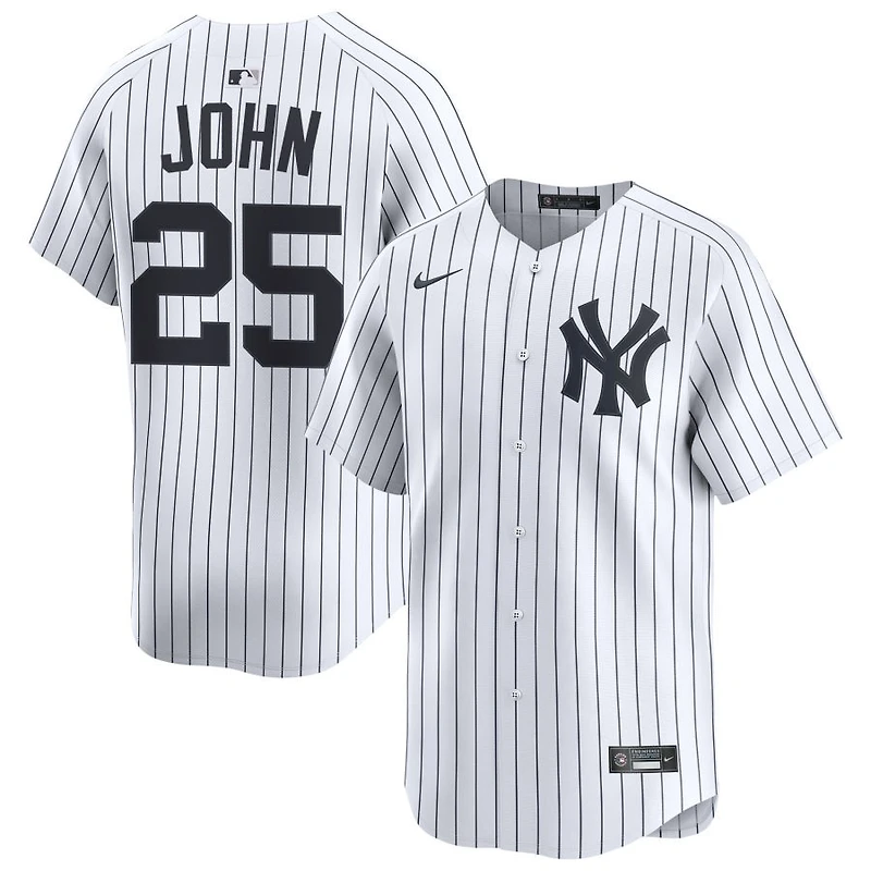Tommy John Men's Nike White New York Yankees Home Limited Pick-A-Player Retired Roster Jersey