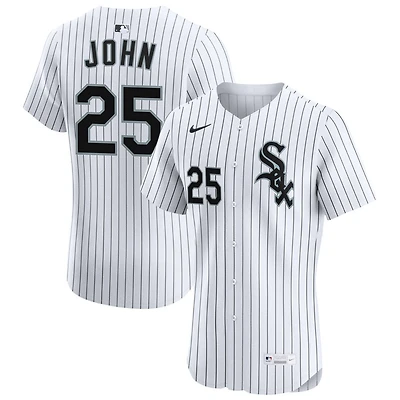 Tommy John Men's Nike White Chicago White Sox  Home Elite Pick-A-Player Retired Roster Jersey
