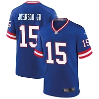 Anthony Johnson Jr Men's Nike Royal New York Giants Classic Custom Game Jersey