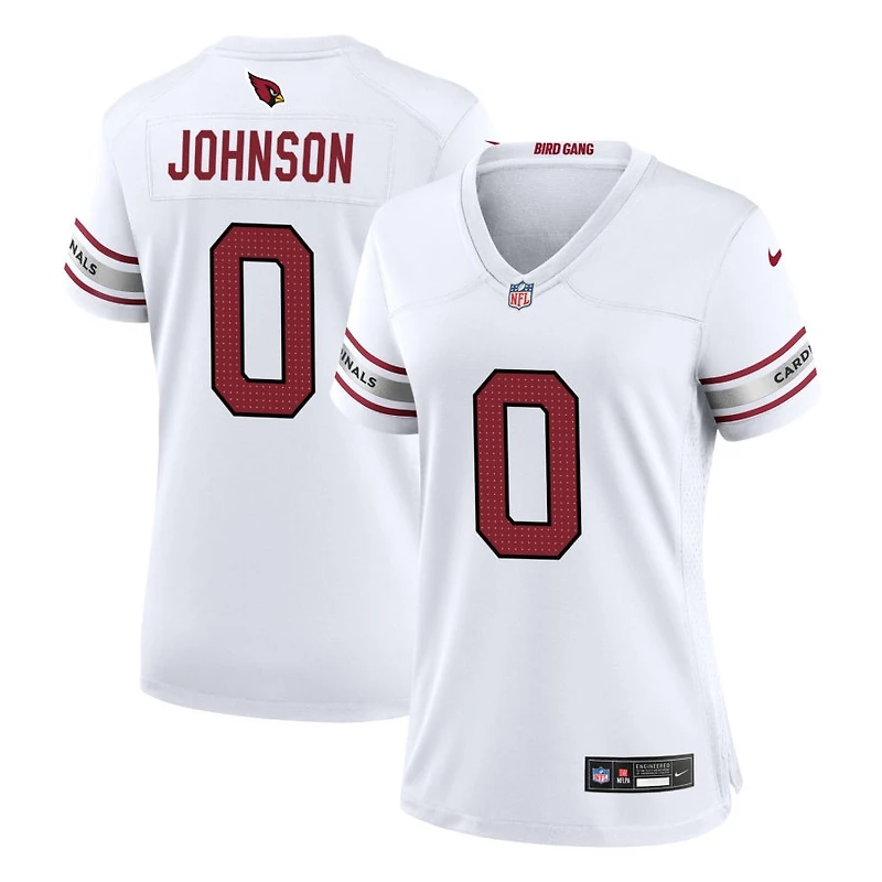 Will Johnson Women's Nike White Arizona Cardinals Custom Game Jersey