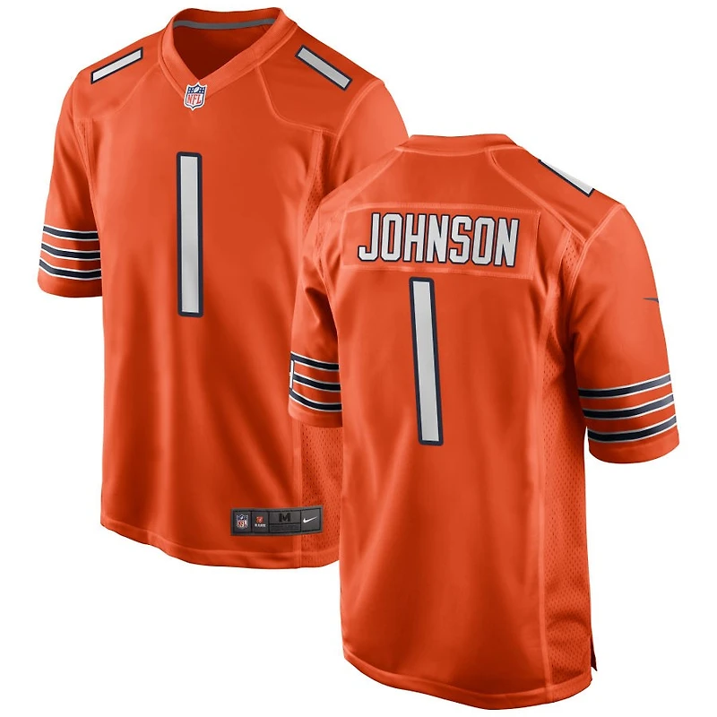 Jaylon Johnson Men's Nike Orange Chicago Bears Alternate Custom Game Jersey