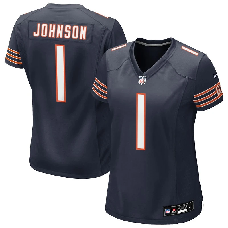 Jaylon Johnson Women's Nike Navy Chicago Bears Custom Game Jersey