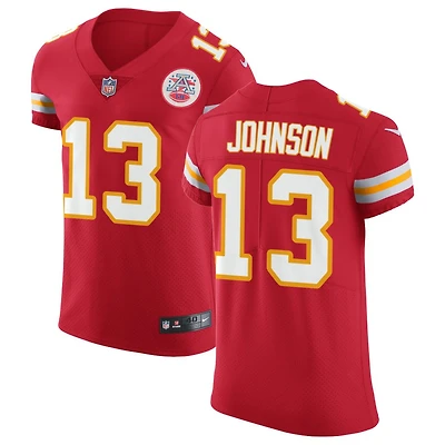 Nazeeh Johnson Men's Nike Red Kansas City Chiefs Vapor Untouchable Custom Elite Jersey