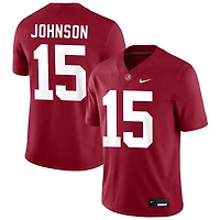 Duke Johnson Men's Nike Crimson Alabama Crimson Tide NIL Pick-A-Player Football Replica Jersey