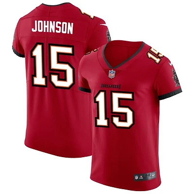 Tez Johnson Men's Nike Red Tampa Bay Buccaneers Vapor Elite Custom Jersey