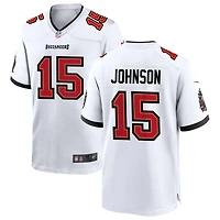 Tez Johnson Men's Nike White Tampa Bay Buccaneers  White Custom Game Jersey