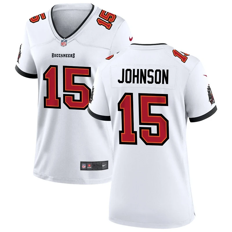 Tez Johnson Women's Nike Tampa Bay Buccaneers White Custom Game Jersey