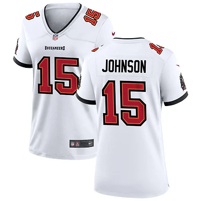 Tez Johnson Women's Nike Tampa Bay Buccaneers White Custom Game Jersey