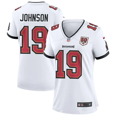 Kameron Johnson Women's Nike White Tampa Bay Buccaneers 50th Season Custom Game Jersey