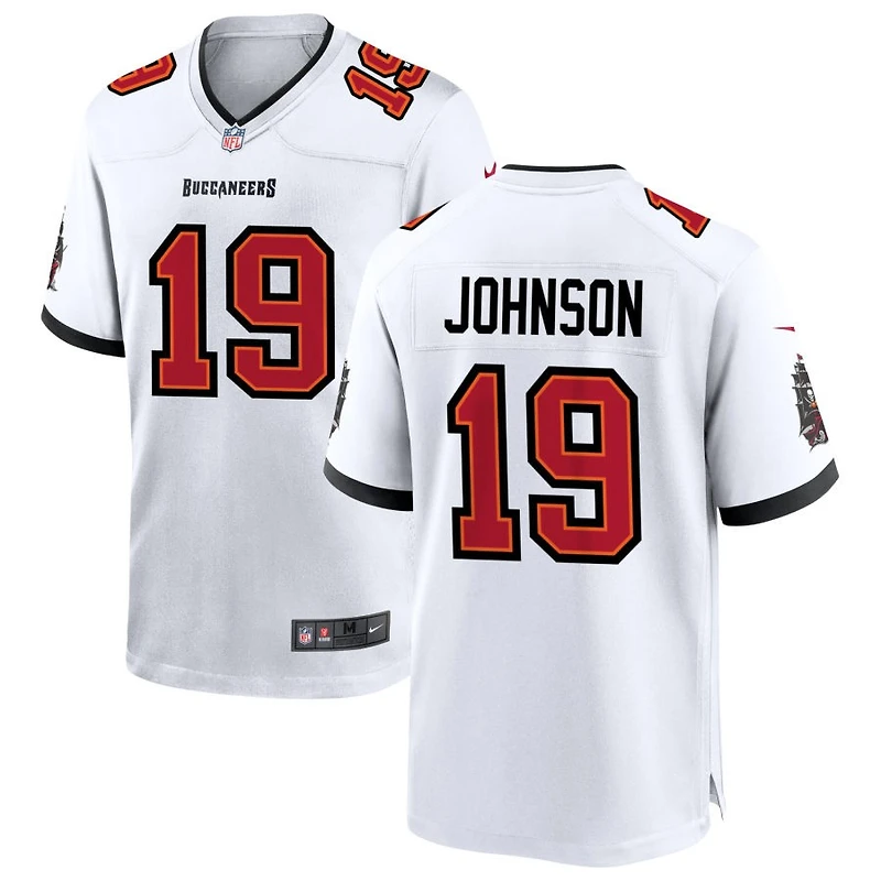 Kameron Johnson Men's Nike White Tampa Bay Buccaneers  White Custom Game Jersey