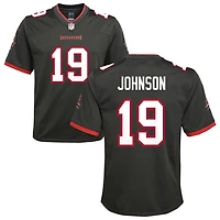 Kameron Johnson Youth Nike Pewter Tampa Bay Buccaneers Alternate Custom Game Jersey