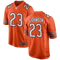 Roschon Johnson Men's Nike Orange Chicago Bears Alternate Custom Game Jersey