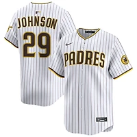 Bryce Johnson Men's Nike White San Diego Padres Home Limited Custom Jersey