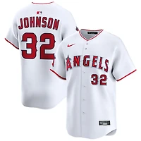Ryan Johnson Youth Nike  White Los Angeles Angels Home Custom Limited Jersey