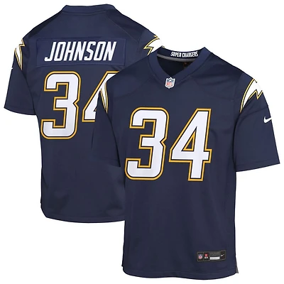 Amar Johnson Youth Nike Navy Los Angeles Chargers Alternate Super Chargers Game Custom Jersey
