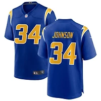 Amar Johnson Men's Nike Royal Los Angeles Chargers Alternate Custom Game Jersey